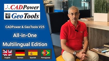 CADPower and GeoTools V25 All-in-One Multilingual Edition |  #cad #cadpower #geotools #cadsoftware