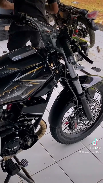 Yamaha rx king selsai produksi dengan konsep modifikasi di th 2023