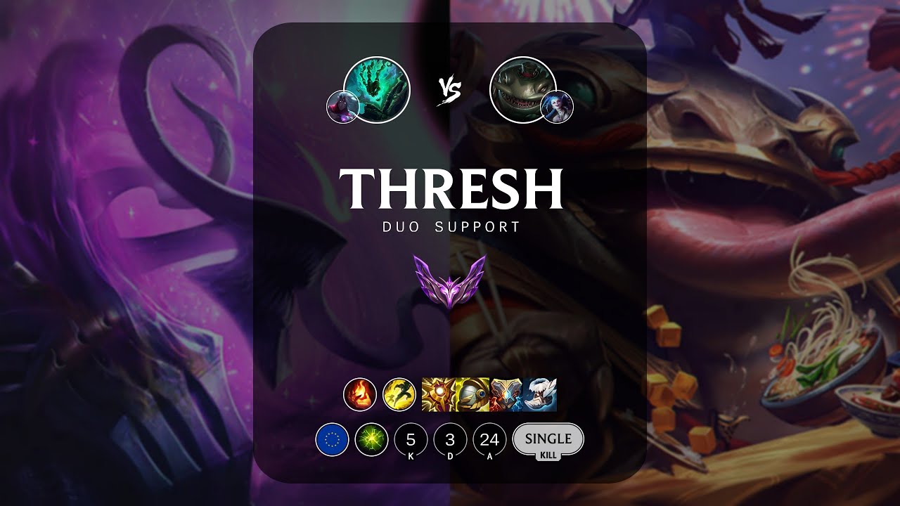Thresh Support vs Tahm Kench - EUW Master Patch 13.10