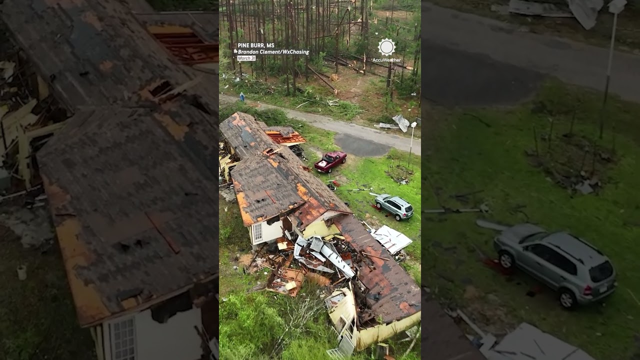 BREAKING: Likely Tornado Damage in Mississippi