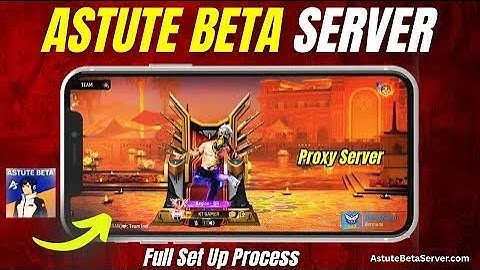 Free Fire Astute Proxy Server Full Working Setup After OB51 Update