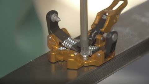 How to mount ski touring bindings on skis ?