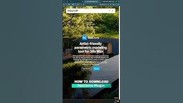 How To Download RailClone Plugin in 3ds max - Lite version #3dsmax #railclone