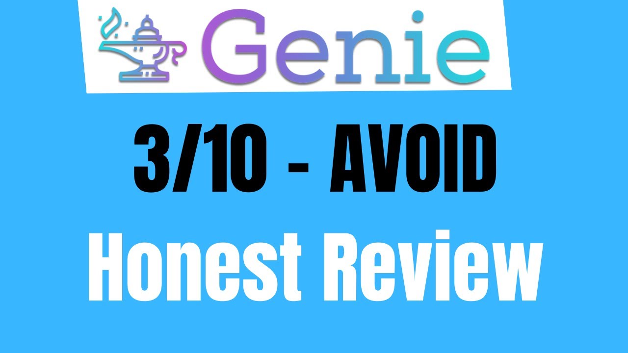 Genie Review - Avoid At All Costs - Billy Darr's Genie Review