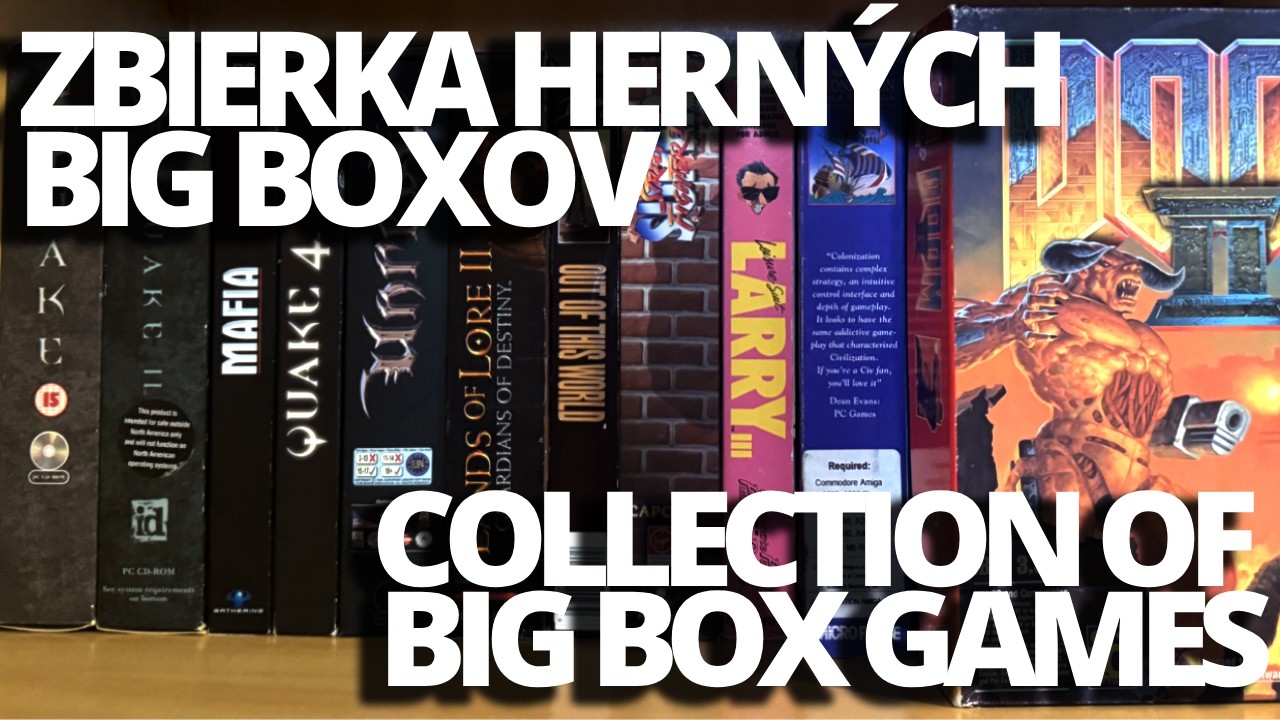 Zbierka herných big boxov | Collection of big box games