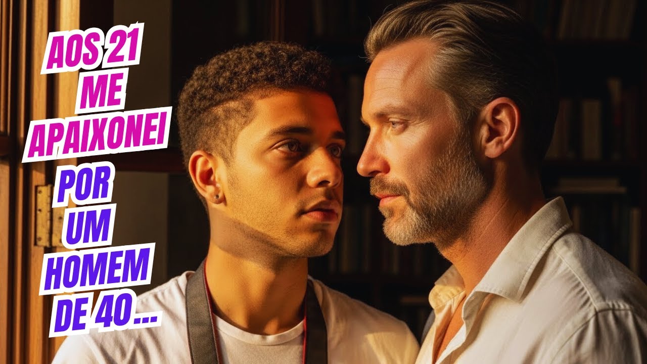 🌈“Eu tinha 21, ele 40… Mas foi com ele que descobri o que é amor de verdade”..🌈