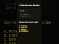 Python Interview Question (Part 29) || Interview Prep By Schoolabe
