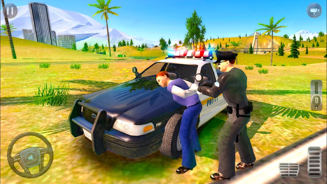 Offroad Cop Car Driver 2020 - Police 4x4 Jeep and Sedan Drive - Android Gameplay