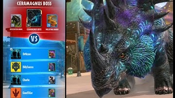 Ceramagnus raid boss defeated with TOP PLAYERS by IRRI, Tuora, Gemini, Maxima EP6 (JWA V2.3)