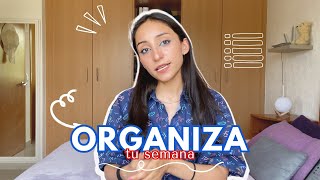 ORGANIZA tu semana en 6 PASOS (sí sirve) ⏱️