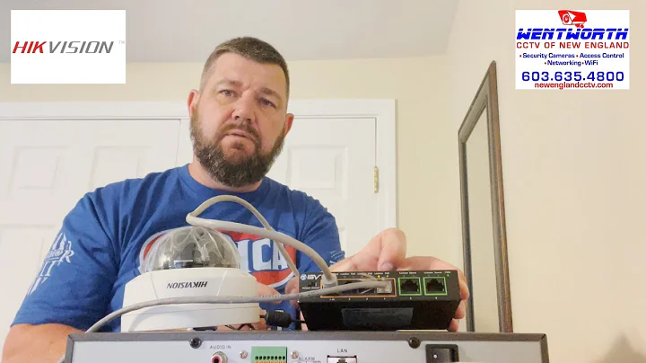 Networking a Hikvision IP Camera to NVR Using A External PoE Switch