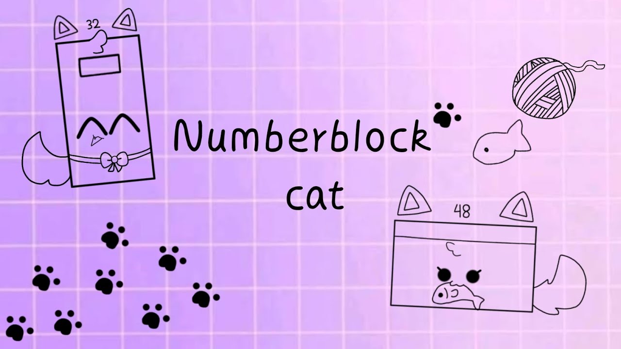 Numberblock kucing yang kawai 😆💕 - YouTube