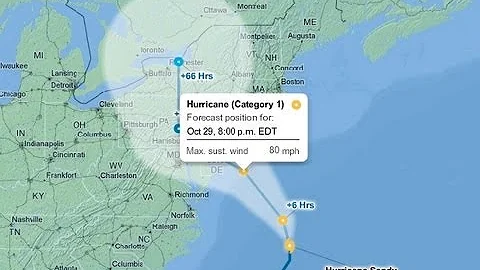 Hurricane Sandy 2012: Latest Forecast