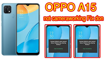 OPPO A15 no camera a15 not camera not working Fix don