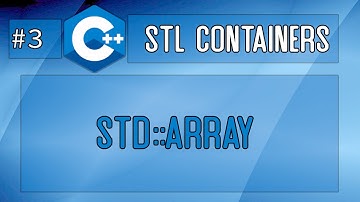 C++ Tutorial -  std::array (for beginners)
