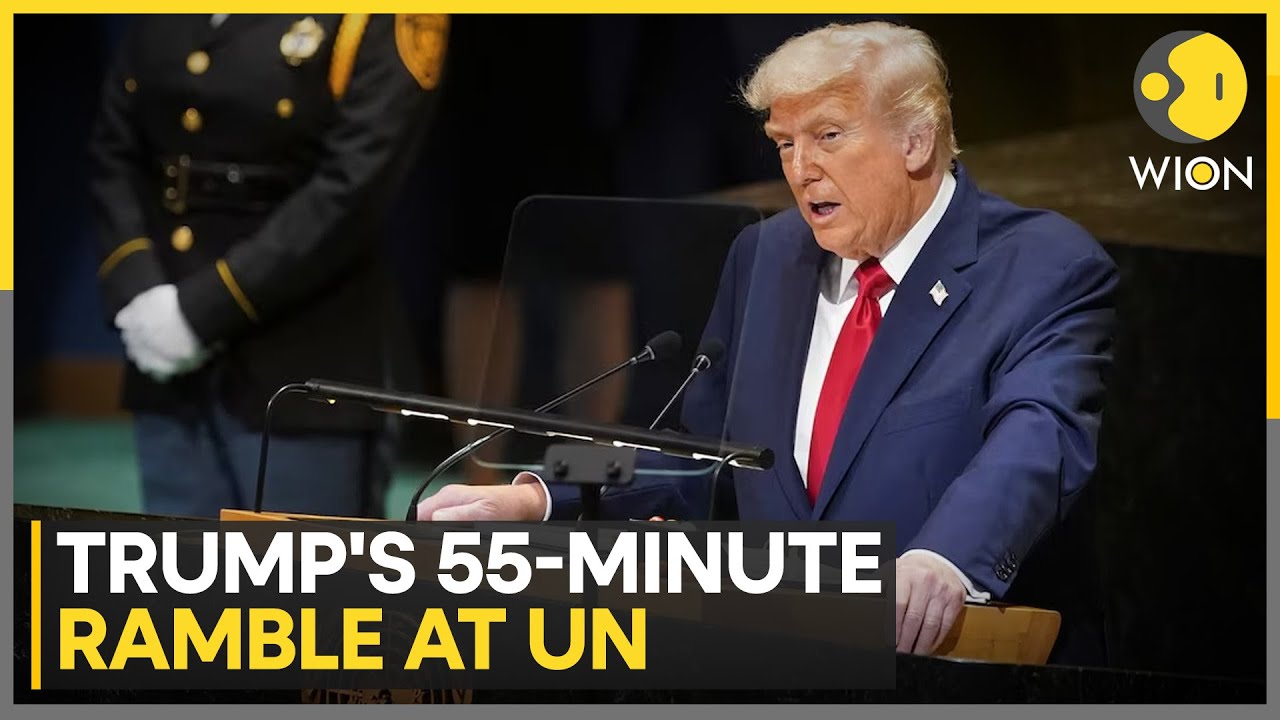 UNGA: Trump Criticizes Migration, Green Energy, and Failed Peace Efforts in UN Speech | WION