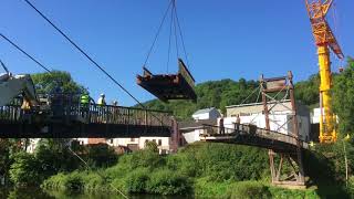 Abriss Sauerbrücke Langsur Metzdorf