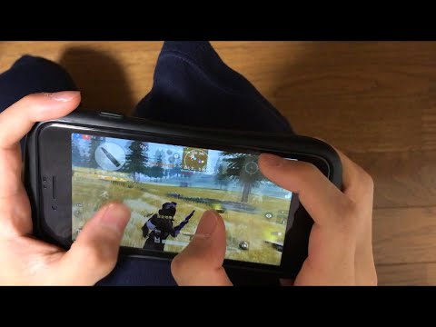 【荒野行動】M4無反動のiPhoneで団体行ってみた！「手元動画」