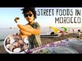 🇲🇦 طعام الشارع في واد لاو مع رجل كوري / Moroccan Street Food - Oued Laou / 모로코