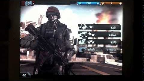 Modern Combat 3 Fallen Nation on ipad