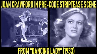 Joan Crawford In Pre-Code Striptease Scene ("Dancing Lady", 1933) screenshot 4