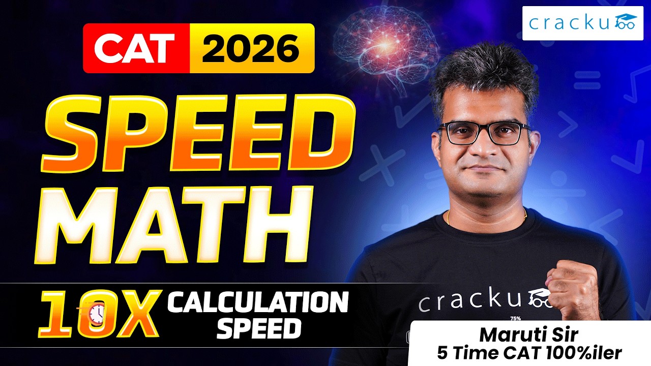Speed Maths for CAT | CAT 2026 Maths Tricks | CAT 2026 Quant ...