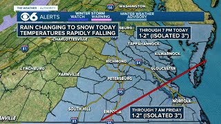 Zach Daniel tracks winter weather at 4 p.m. on January 20, 2022