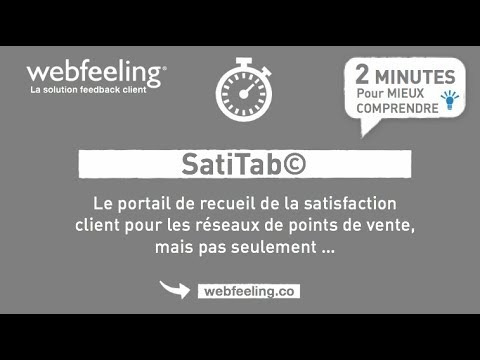 SatiTab - Le portail satisfaction client pour les points de vente