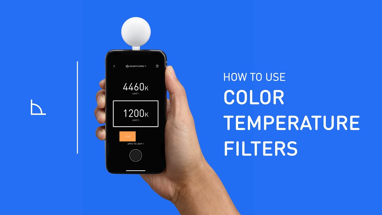 How to use Color Temperature Filters - Lumu Light Meter - YouTube