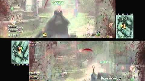 Call Of Duty Modern Warfare 3 Survival Mode Resistance Splitscreen Final Part.