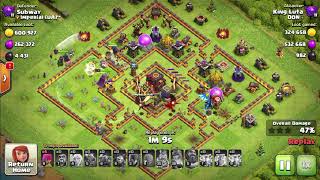 1.6 million loot on Clash of Clash with 4 Pekka, 4 Drags, 4 Wizards, 3 heroes