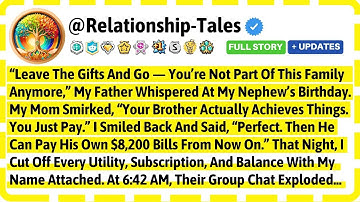 “Leave The Gifts And Go — You’re Not Part Of This Family Anymore,” My Father — Best Reddit Stories