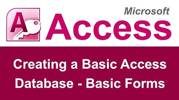 Creating a Basic Access Database - Basic Forms and Formatting