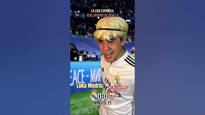 Real Madrid vs Sevilla | Parte 1