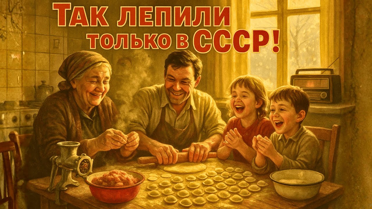ПЕЛЬМЕНИ КОТОРЫЕ ЛЕПИЛИ ВСЕЙ СЕМЬЁЙ в СССР