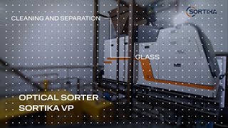 Optical sorter for glass cleaning and separation - Optical sorting machine - Glass Sortika