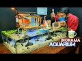 Make A Fisherman's House Diorama Aquarium - DIY AQUARIUM DECORATIONS IDEAS