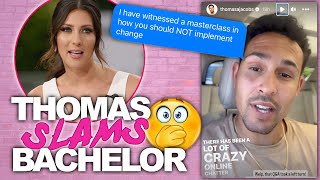 Bachelor In Paradise Star Thomas DEFENDS Becca Kufrin From Bachelor's NEGLIGENT BUSINESS PRACTICES