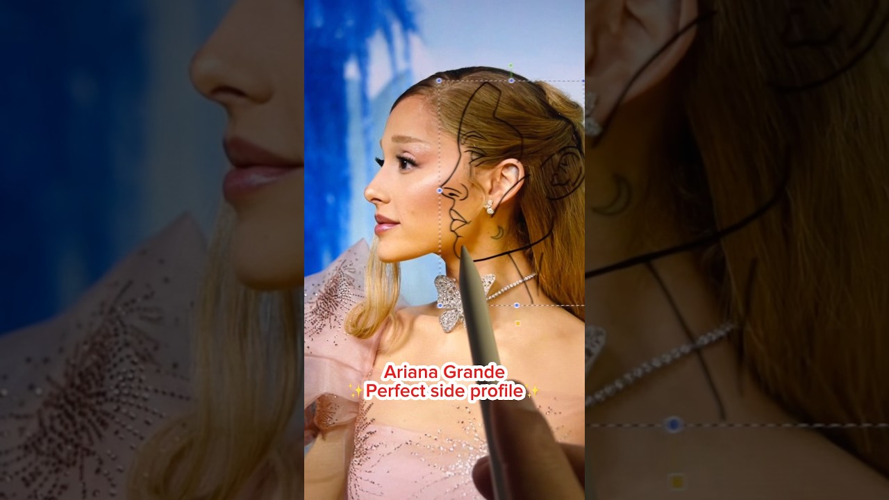 Ariana Grande perfect side profile ✨ #arianagrande