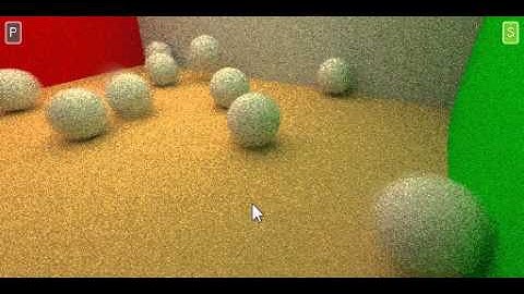 Real-time path tracing: Bullet Physics in Cornell Box