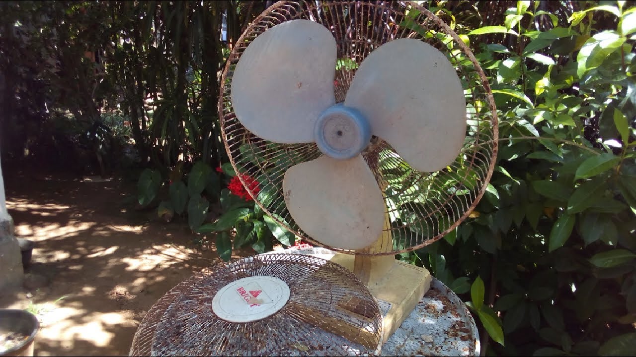 Old Table Fan Restoration - YouTube