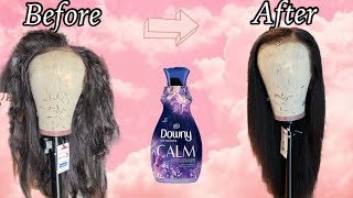 How To Revive Your Human Hair Wig With Fabric Softener | That’s Tiff screenshot 5