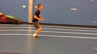 Bunny hops forward