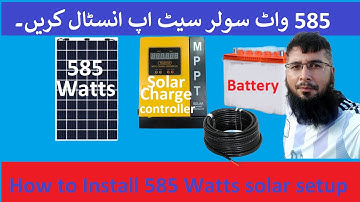 best force mppt solar charge controller with 585 watts solar panels in pakistan explain connection