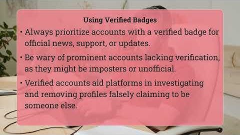 How Does A Verified Badge Protect Your Identity?