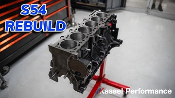 BMW S54 ENGINE REBUILD IN 7 MINUTES