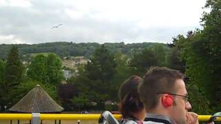 On a hop-on, hop-off bus tour of Bath, England - July 12, 2010