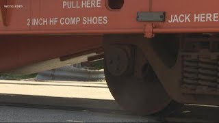 Man dies after being hit by train in Gastonia