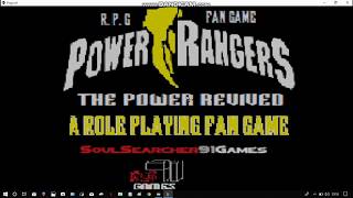 Power Rangers Power Revived RPG Fan Game Battlizer morph Demo screenshot 4