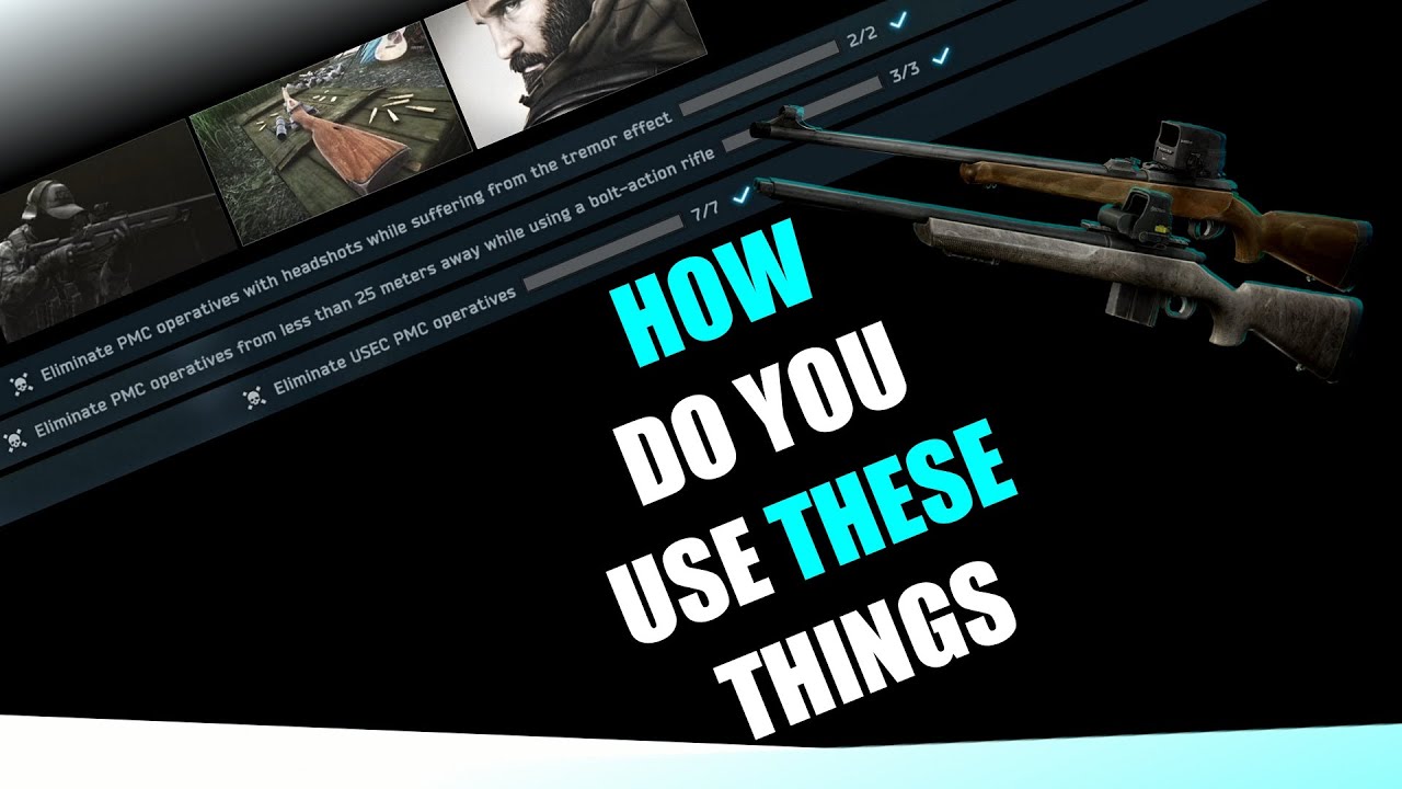 Escape From Tarkov but I Can't Aim These Things